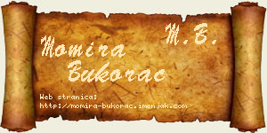 Momira Bukorac vizit kartica